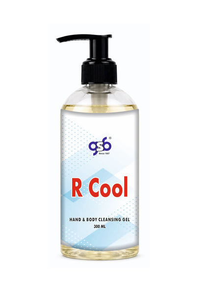GSB R Cool Hand And Body Cleansing Gel Inspired From Rlaph Luaren Cool | Luxury Body Wash & Shower Gel With Long Lasting Aroma | No Parabens & Silicones | 300 ml