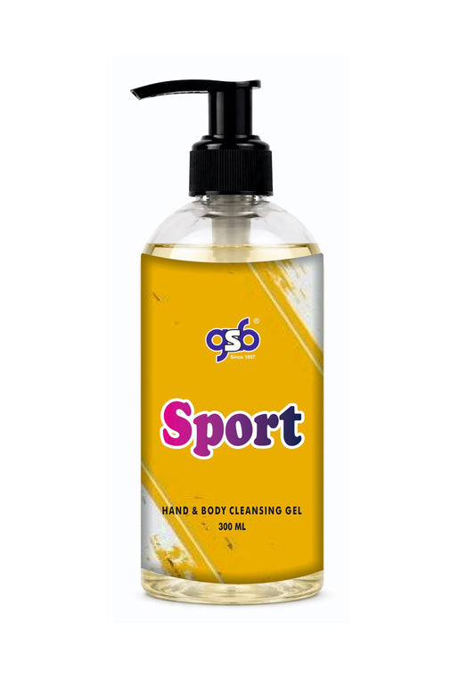 GSB Sport Hand And Body Cleansing Gel Inspired From Doir Sport | Luxury Body Wash & Shower Gel With Long Lasting Aroma | No Parabens & Silicones | 300 ml