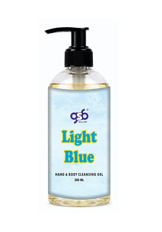 GSB Light Blue Hand And Body Cleansing Gel Inspired From Light Blue Dloce Gbbana  | Luxury Body Wash & Shower Gel With Long Lasting Aroma | No Parabens & Silicones | 300 ml