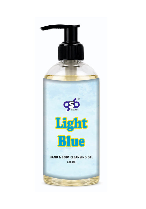 GSB Light Blue Pour Homme Hand And Body Cleansing Gel Inspired From Light Blue Dloce Gbbana  | Luxury Body Wash & Shower Gel With Long Lasting Aroma | No Parabens & Silicones | 300 ml