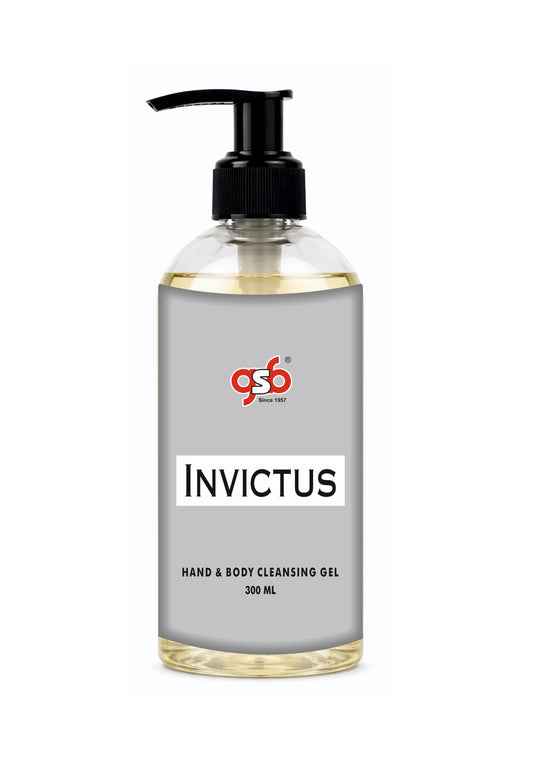 GSB Invictas Hand And Body Cleansing Gel Inspired From Pcao Rbbane Invictas  | Luxury Body Wash & Shower Gel With Long Lasting Aroma | No Parabens & Silicones | 300 ml