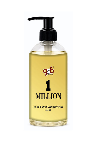 GSB One Million Hand And Body Cleansing Gel Inspired From Pcao Rbbane One Million | Luxury Body Wash & Shower Gel With Long Lasting Aroma | No Parabens & Silicones | 300 ml