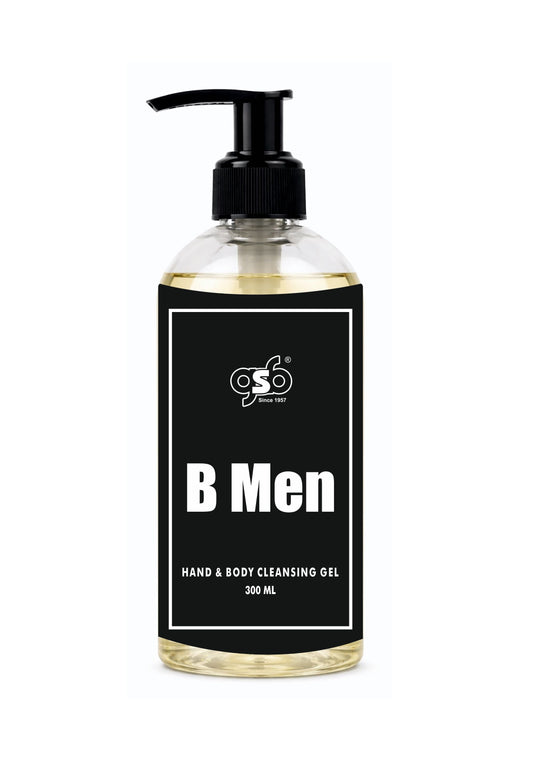 GSB Men Hand And Body Cleansing Gel Inspired From Broberry Men | Luxury Body Wash & Shower Gel With Long Lasting Aroma | No Parabens & Silicones | 300 ml