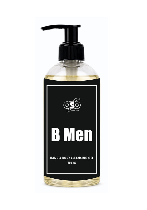 GSB B Men Hand And Body Cleansing Gel Inspired From Broberry Men | Luxury Body Wash & Shower Gel With Long Lasting Aroma | No Parabens & Silicones | 300 ml