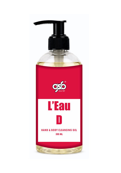 GSB L Eau D Hand And Body Cleansing Gel Inspired From L Eau De Issy Miyke | Luxury Body Wash & Shower Gel With Long Lasting Aroma | No Parabens & Silicones | 300 ml