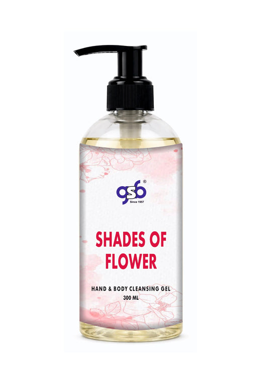 GSB Shades Of Flower Hand And Body Cleansing Gel Inspired From Issy Miyke | Luxury Body Wash & Shower Gel With Long Lasting Aroma | No Parabens & Silicones | 300 ml