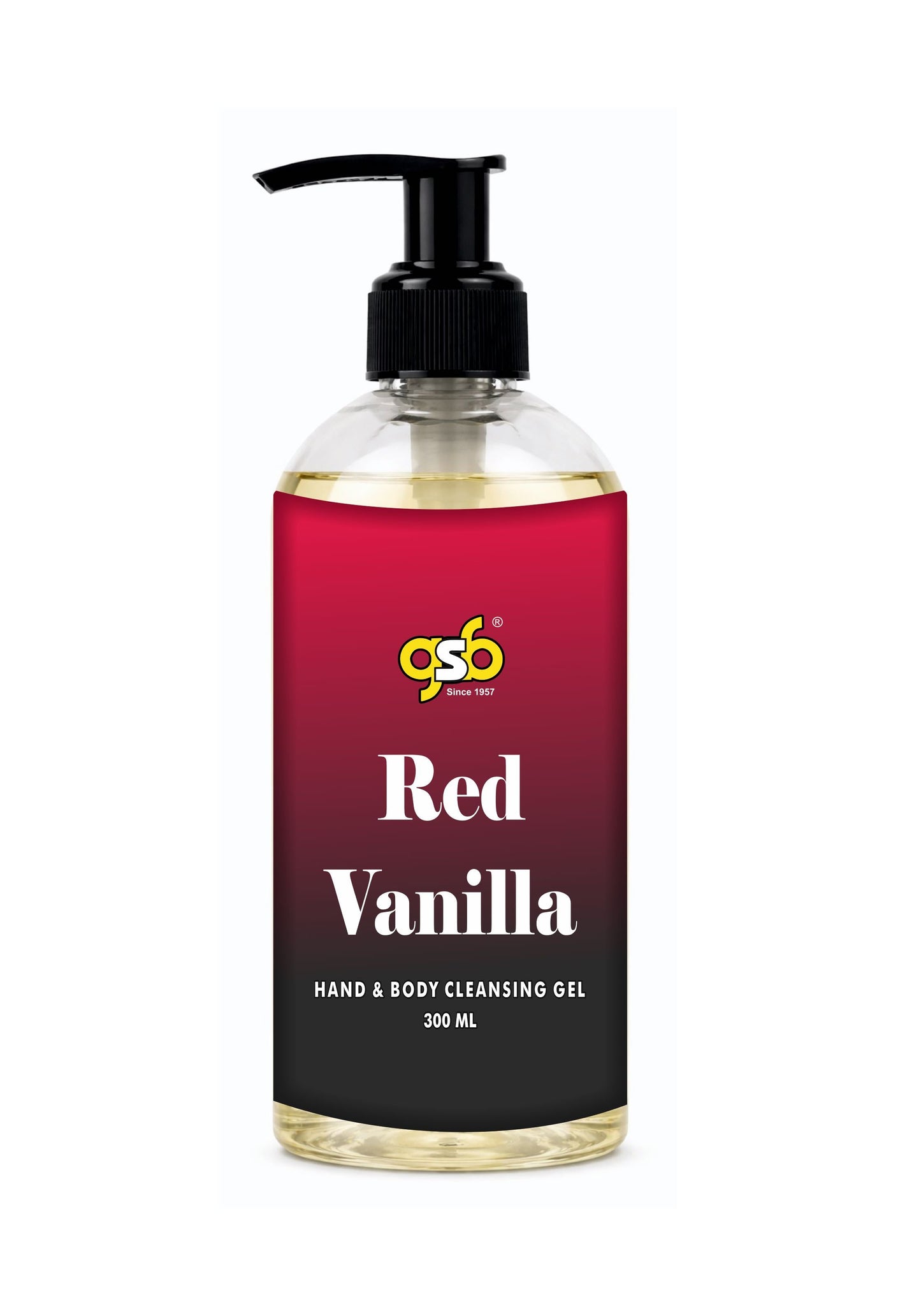 GSB Vanilla Hand And Body Cleansing Gel Inspired From Zrra Red Vanilla | Luxury Body Wash & Shower Gel With Long Lasting Aroma | No Parabens & Silicones | 300 ml
