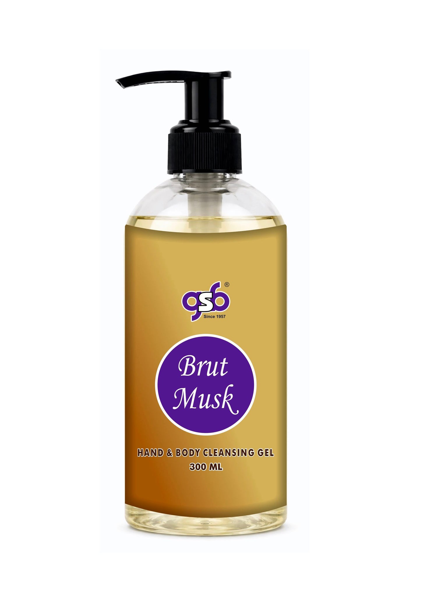 GSB Brute Musk Hand And Body Cleansing Gel | Luxury Body Wash & Shower Gel With Long Lasting Aroma | No Parabens & Silicones | Suitable for All Skin Types | 300 ml