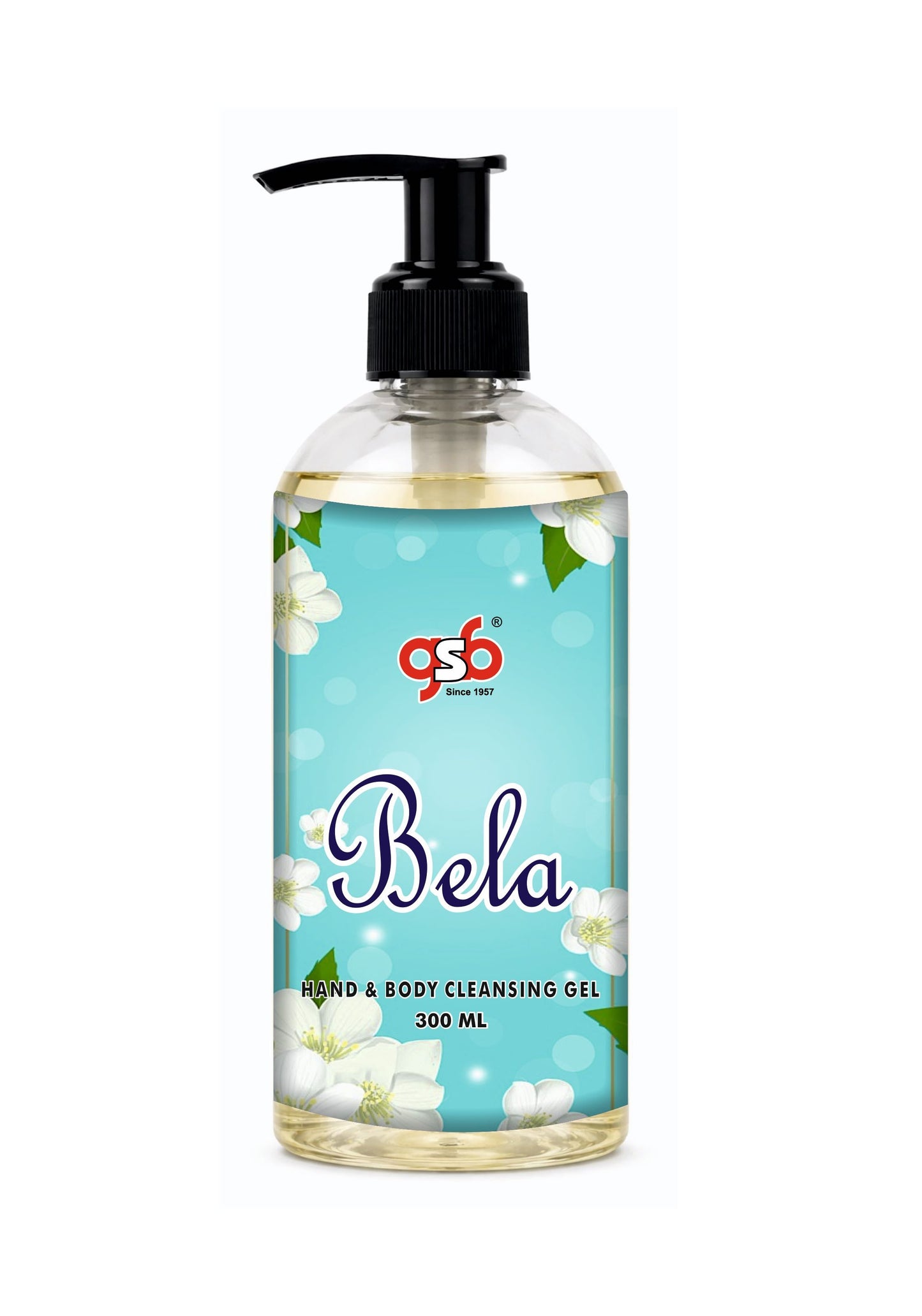 GSB Bela Hand And Body Cleansing Gel | Luxury Body Wash & Shower Gel With Long Lasting Aroma | No Parabens & Silicones | Suitable for All Skin Types | 300 ml