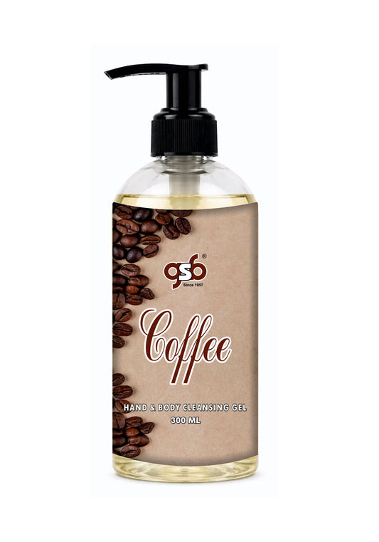 GSB Coffee Hand And Body Cleansing Gel | Luxury Body Wash & Shower Gel With Long Lasting Aroma | No Parabens & Silicones | Suitable for All Skin Types | 300 ml