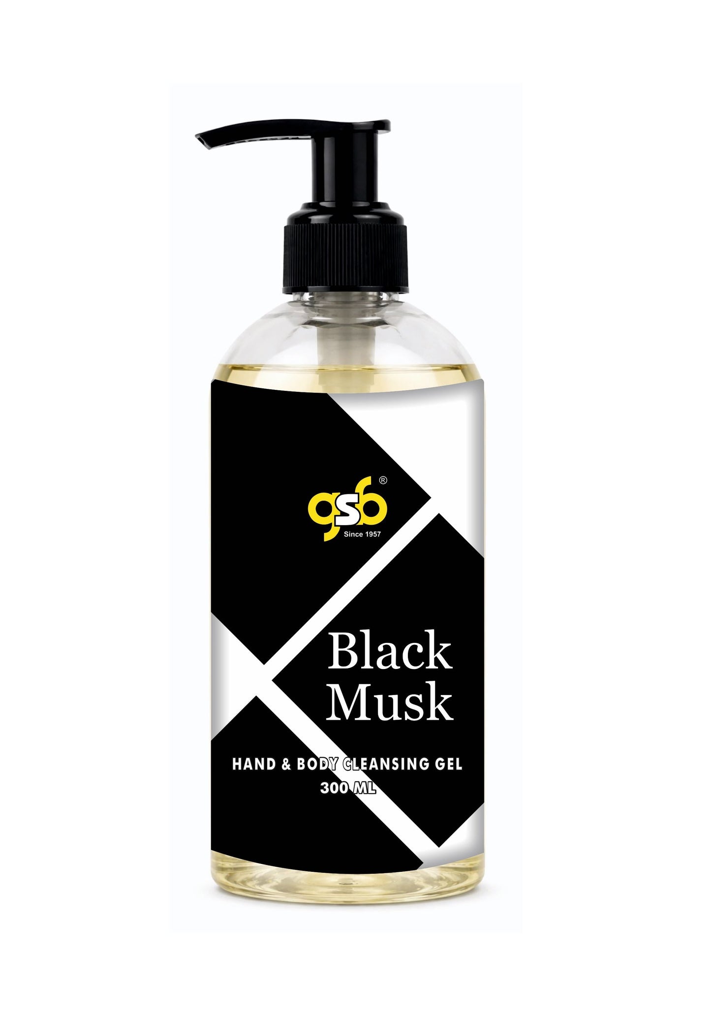 GSB Black Musk Hand And Body Cleansing Gel | Luxury Body Wash & Shower Gel With Long Lasting Aroma | No Parabens & Silicones | Suitable for All Skin Types | 300 ml