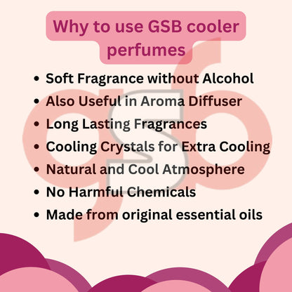 GSB Papaya Cooler Perfume | Long Lasting | Alcohol Free | Cooler Spray | Cooler Attar | Cooler Essential Oil | Natural And Real Fragrance