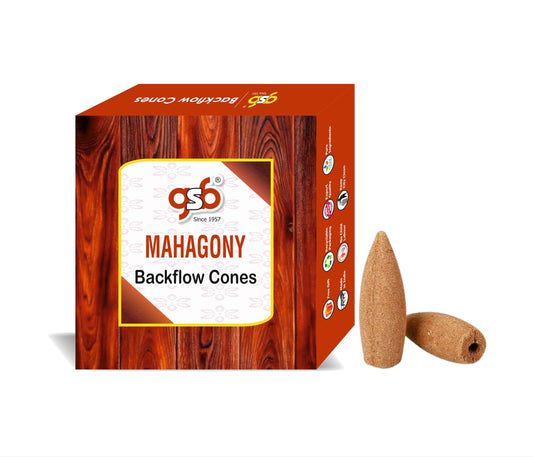 GSB Mahagony Premium Backflow Cones | Best For Smoke Fountain | Backflow Cone | No Charcoal | No Bamboo