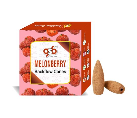 GSB Melonberry Premium Backflow Cones | Best For Smoke Fountain | Backflow Cone | No Charcoal | No Bamboo
