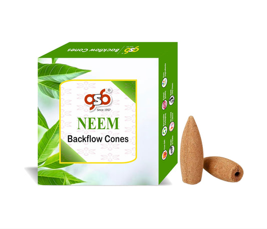GSB Neem Premium Backflow Cones | Best For Smoke Fountain | Backflow Cone | No Charcoal | No Bamboo