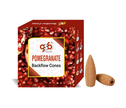 GSB Pomegranate Premium Backflow Cones | Best For Smoke Fountain | Backflow Cone | No Charcoal | No Bamboo