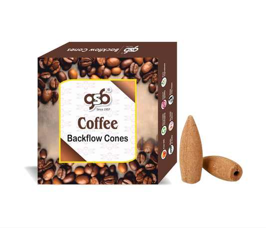 GSB Coffee Premium Backflow Cones | Best For Smoke Fountain | Backflow Cone | No Charcoal | No Bamboo