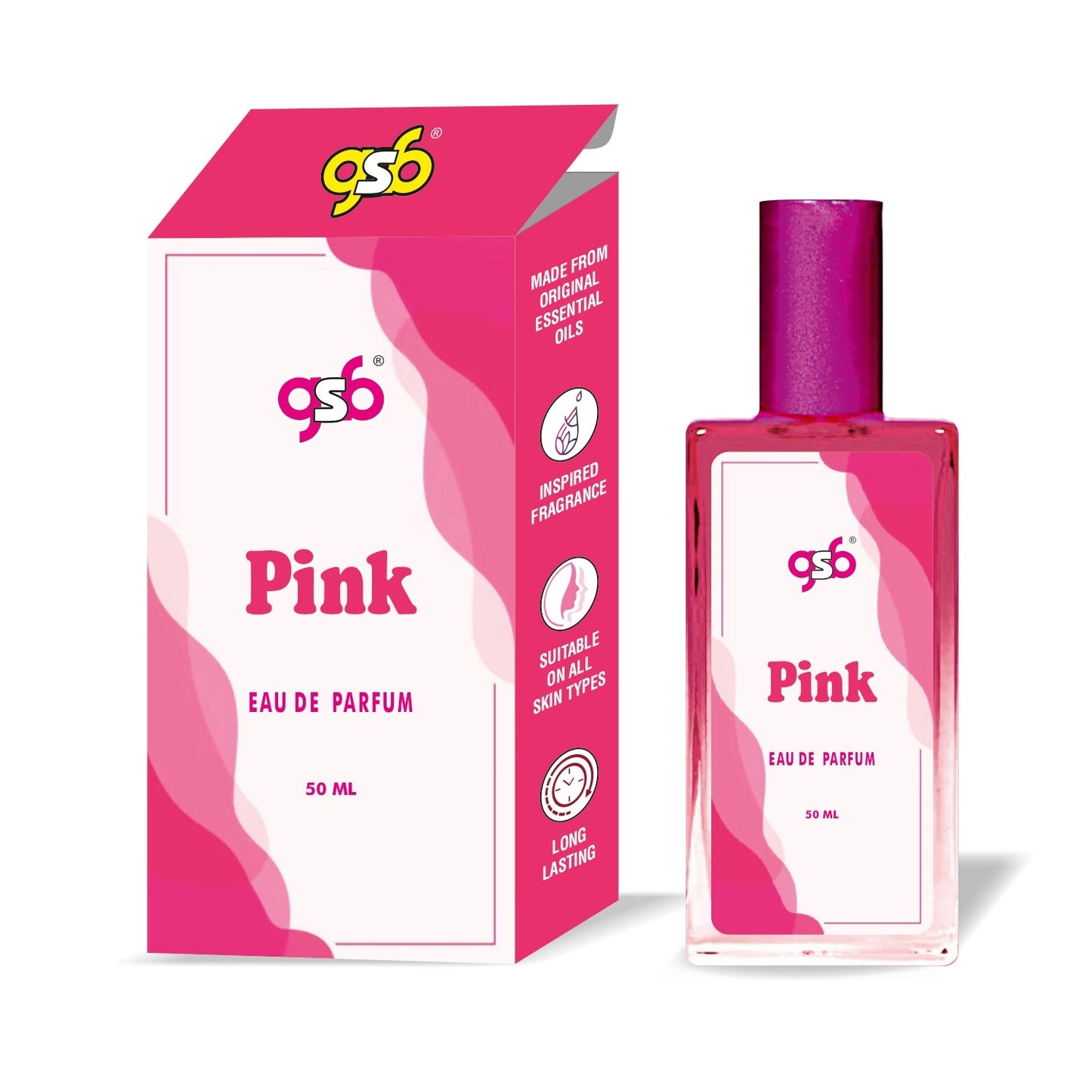 GSB Pink Eau De Parfum Inspired From Geuss Pink | Clone Fragrance | Designer EDP Spray For Men & Women | Long Lasting