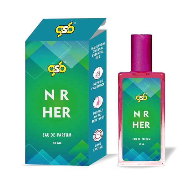 GSB NR Her Eau De Parfum Inspired From Nraciso Rdoriguez Her | Clone Fragrance | Designer EDP Spray For Men & Women | Long Lasting