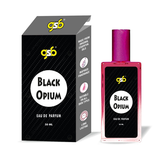 GSB Black Opium Eau De Parfum Inspired From Black Opium Ysl | Clone Fragrance | Designer EDP Spray For Men & Women | Long Lasting