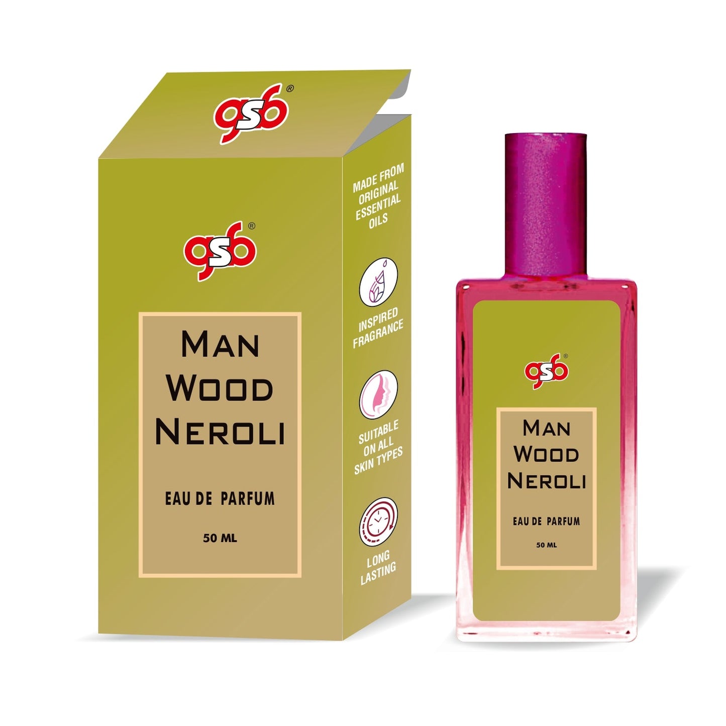 GSB Man Wood Eau De Parfum Inspired From Man Wood Neroli Bulgri | Clone Fragrance | Designer EDP Spray For Men & Women | Long Lasting