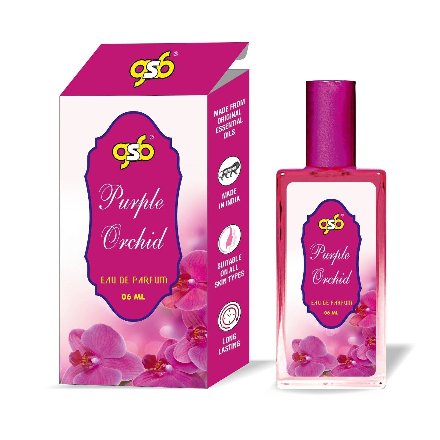 GSB Purple Orchid Eau De Parfum | EDP Spray For Men & Women | Luxury Perfume | Long Lasting | Suitable On All Occasions | 50 ML