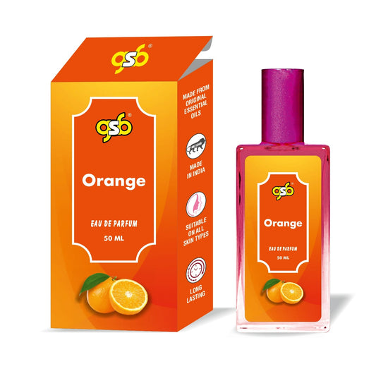 GSB Orange Eau De Parfum | EDP Spray For Men & Women | Luxury Perfume | Long Lasting | Suitable On All Occasions | 50 ML