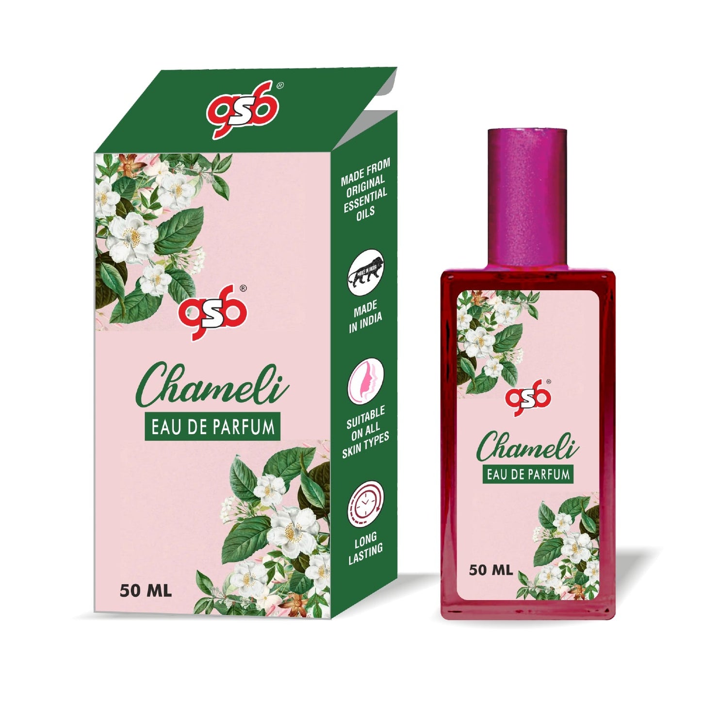 GSB Chameli Eau De Parfum | EDP Spray For Men & Women | Luxury Perfume | Long Lasting | Suitable On All Occasions | 50 ML