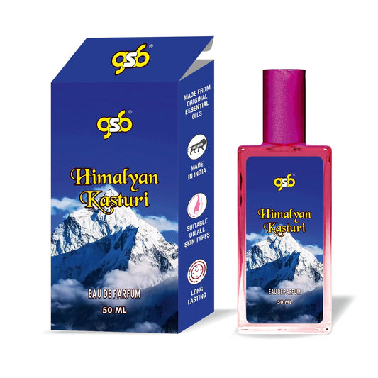 GSB Himalyan Kasturi Eau De Parfum | EDP Spray For Men & Women | Luxury Perfume | Long Lasting | Suitable On All Occasions | 50 ML