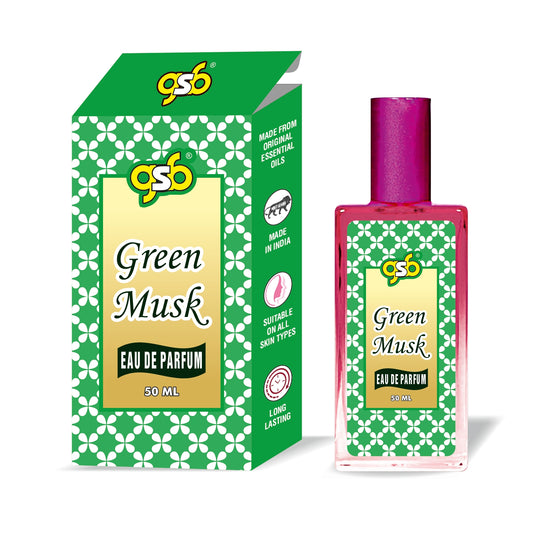 GSB Green Musk Eau De Parfum | EDP Spray For Men & Women | Luxury Perfume | Long Lasting | Suitable On All Occasions | 50 ML