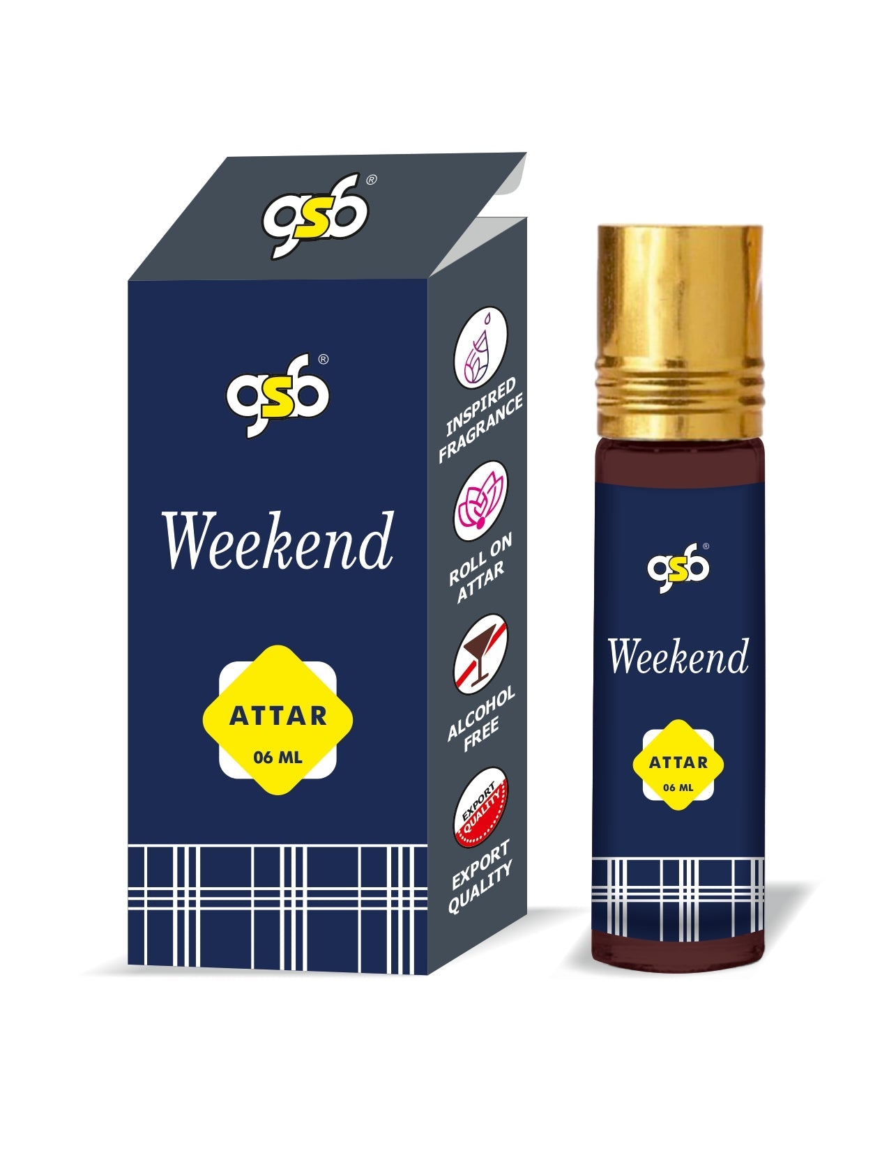 GSB Weekend Attar Inspired From Weekend Broberry | Clone Fragrance | Perfume Roll On | Alcohol Free | Long Lasting | Unisex