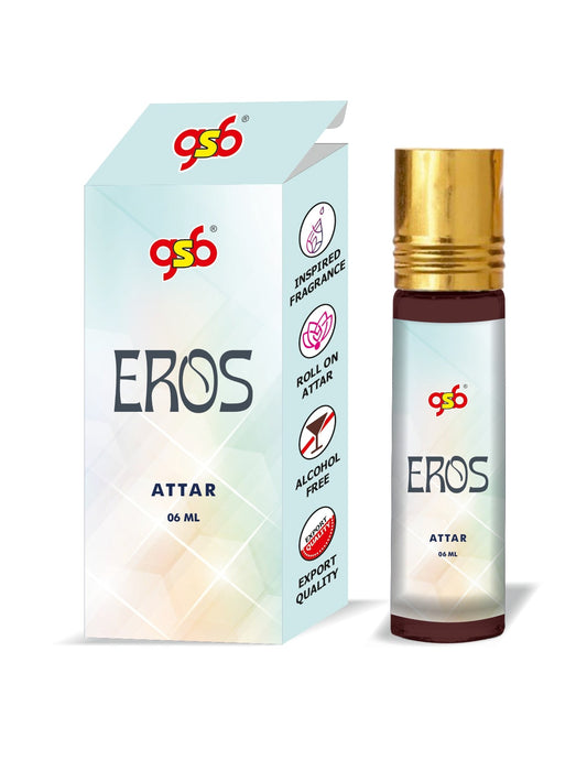 GSB Eros Attar Inspired From Eros Vresace | Clone Fragrance | Perfume Roll On | Alcohol Free | Long Lasting | Unisex