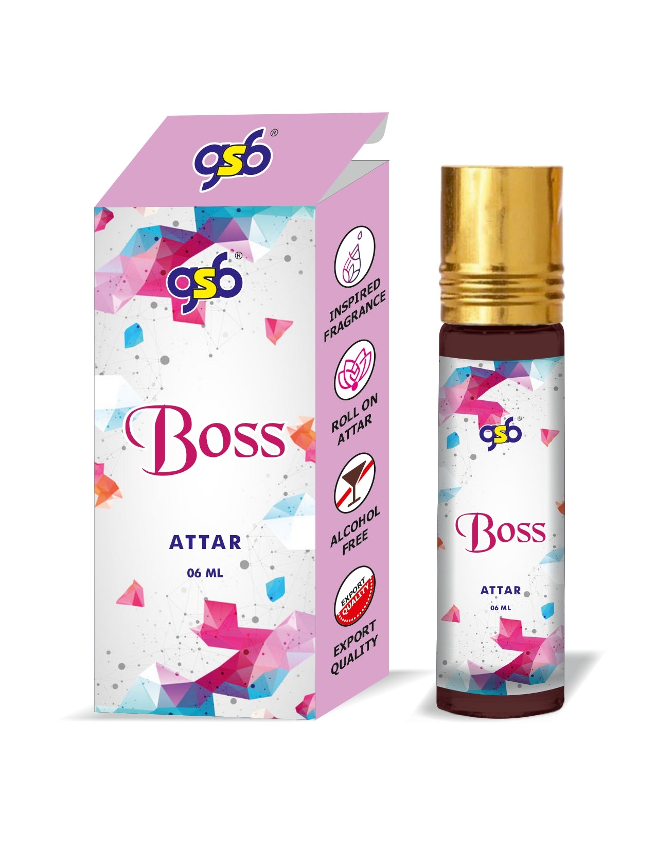 GSB Boss Attar Inspired From Huge Boss | Clone Fragrance | Perfume Roll On | Alcohol Free | Long Lasting | Unisex