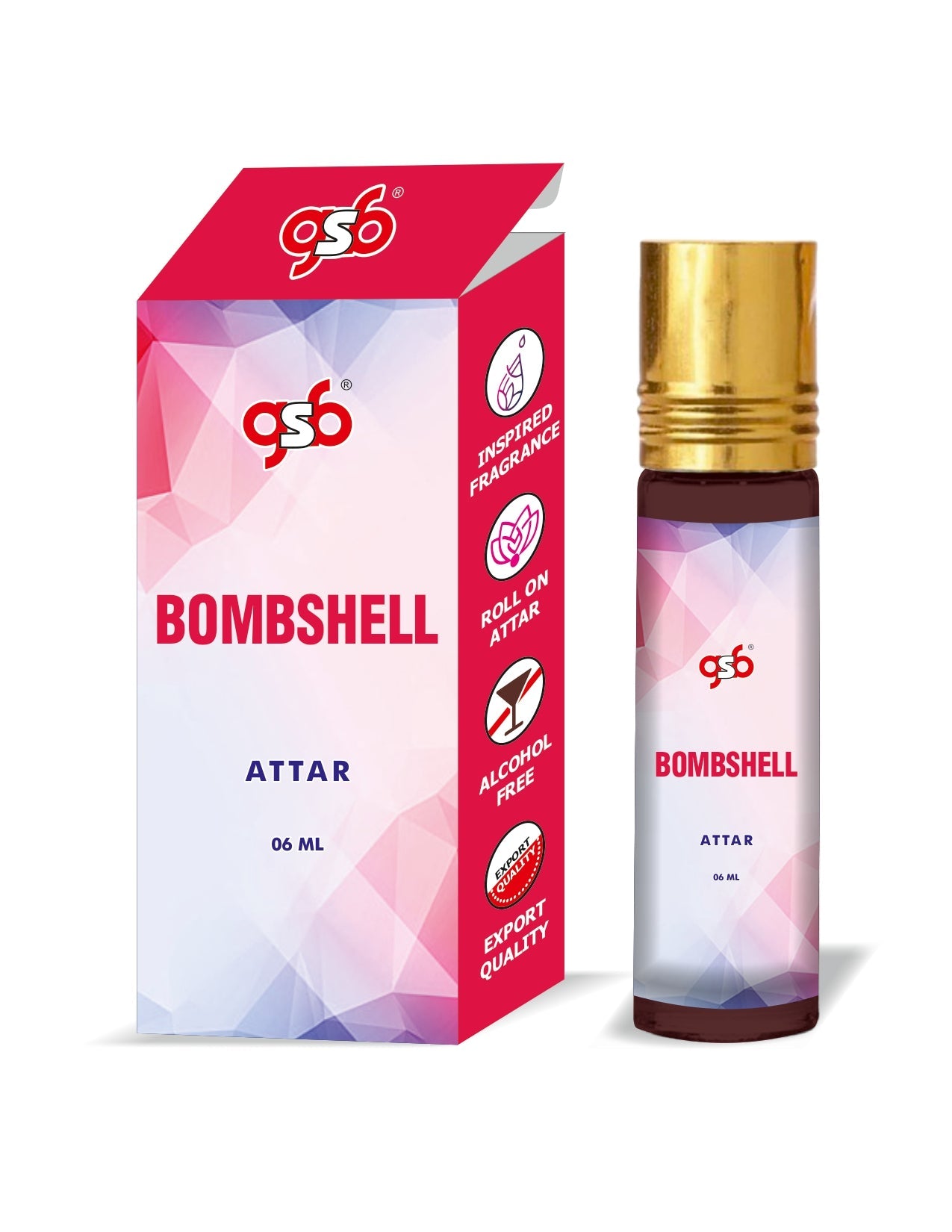 GSB Boombshell Attar Inspired From Vitorcia Secret Boombshell | Clone Fragrance | Perfume Roll On | Alcohol Free | Long Lasting | Unisex