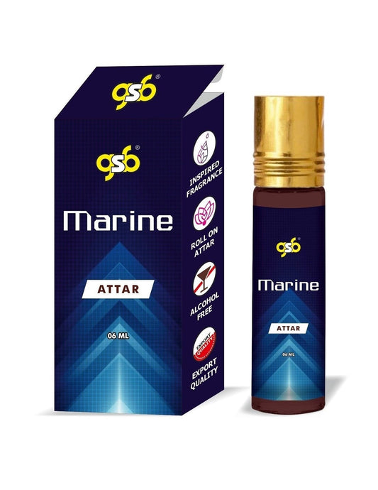 GSB Marine Attar Inspired From Vitorcia Secret Marine | Clone Fragrance | Perfume Roll On | Alcohol Free | Long Lasting | Unisex