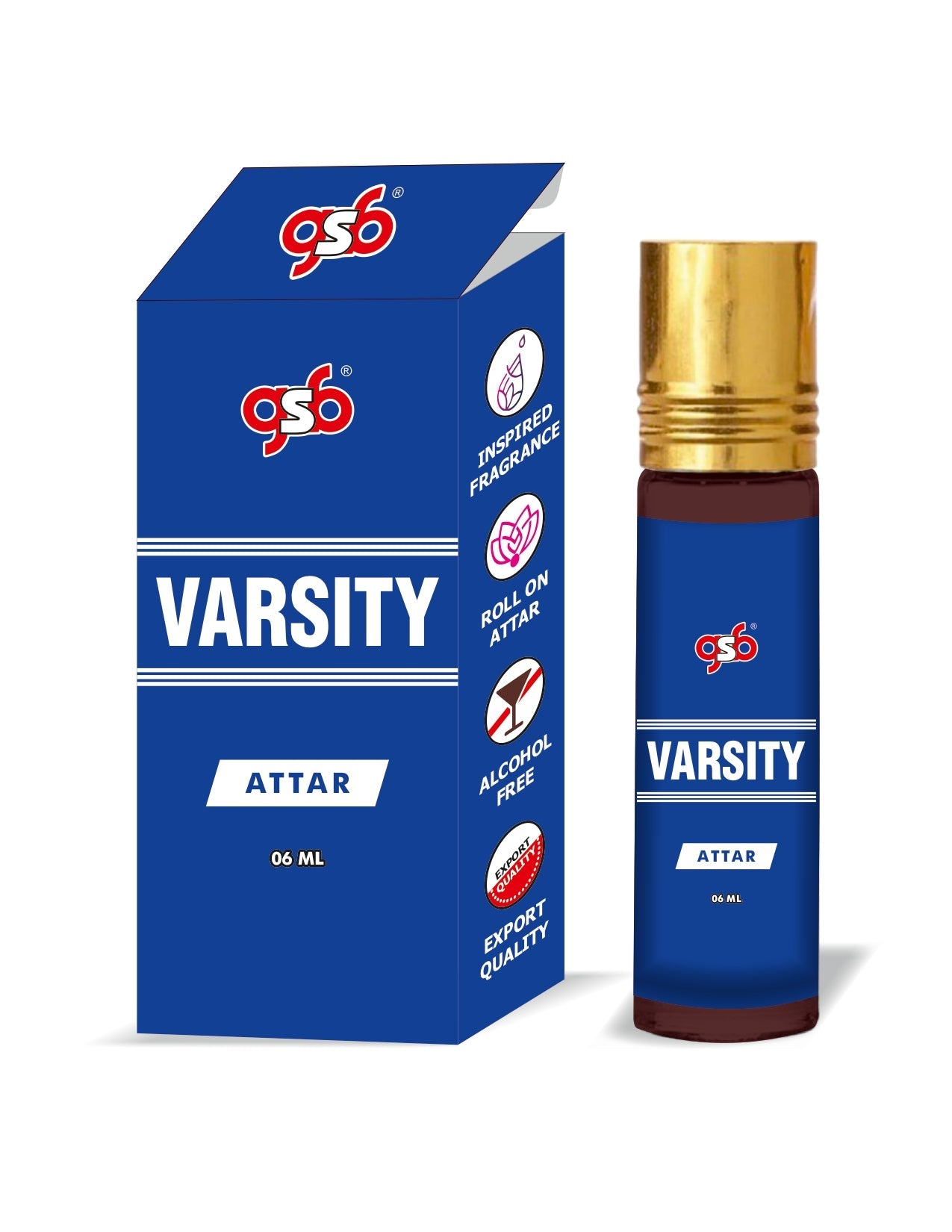 GSB Varsity Attar Inspired From Vitorcia Secret Varsity | Clone Fragrance | Perfume Roll On | Alcohol Free | Long Lasting | Unisex