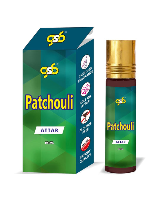 GSB Patchouli Attar Inspired From Dloce Gbbana Patchouli | Clone Fragrance | Perfume Roll On | Alcohol Free | Long Lasting | Unisex