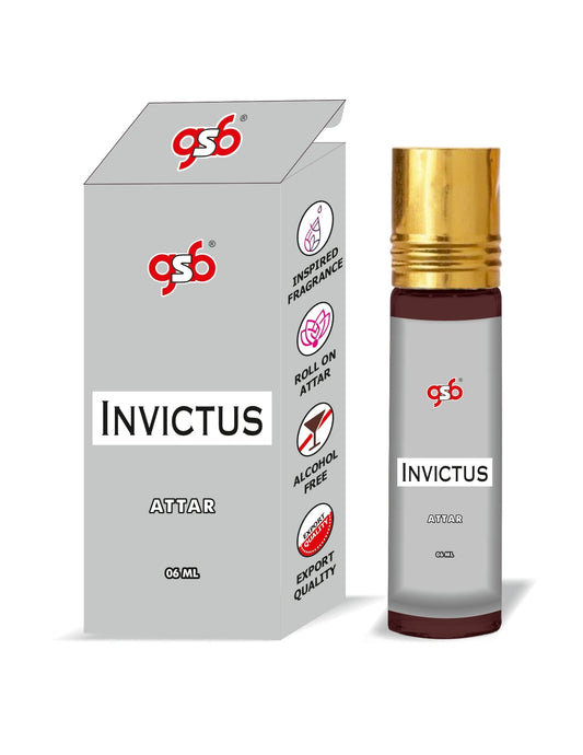 GSB Invictas Attar Inspired From Pcao Rbbane Invictas | Clone Fragrance | Perfume Roll On | Alcohol Free | Long Lasting | Unisex