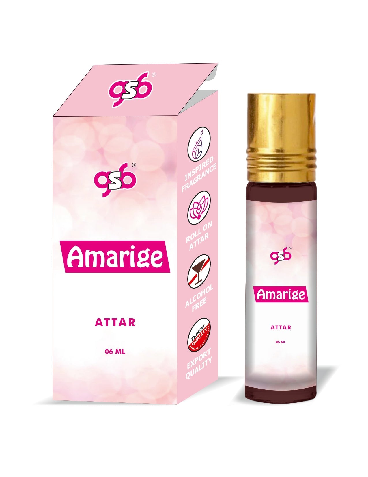 GSB Amarige Attar Inspired From Gvinchy Amarige | Clone Fragrance | Perfume Roll On | Alcohol Free | Long Lasting | Unisex