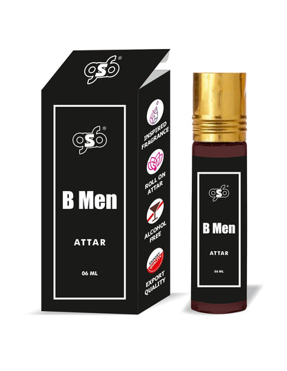 GSB B Men Attar Inspired From Broberry Men | Clone Fragrance | Perfume Roll On | Alcohol Free | Long Lasting | Unisex