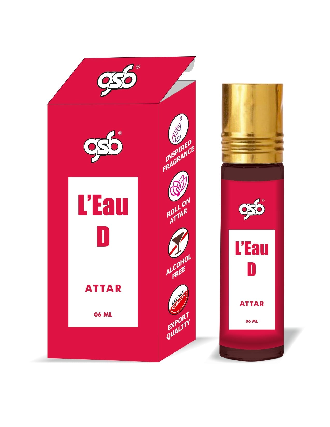 GSB L Eau Attar Inspired From L Eau De Issy Miyke | Clone Fragrance | Perfume Roll On | Alcohol Free | Long Lasting | Unisex