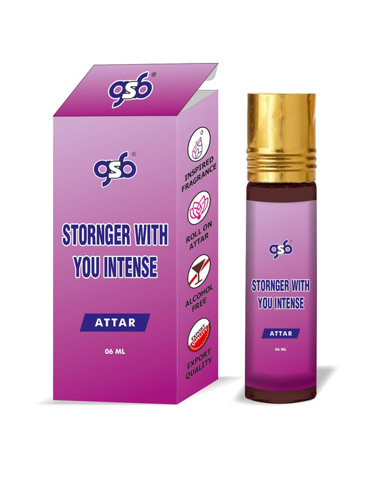 GSB Stronger Attar Inspired From Stronger With You Axmani | Clone Fragrance | Perfume Roll On | Alcohol Free | Long Lasting | Unisex