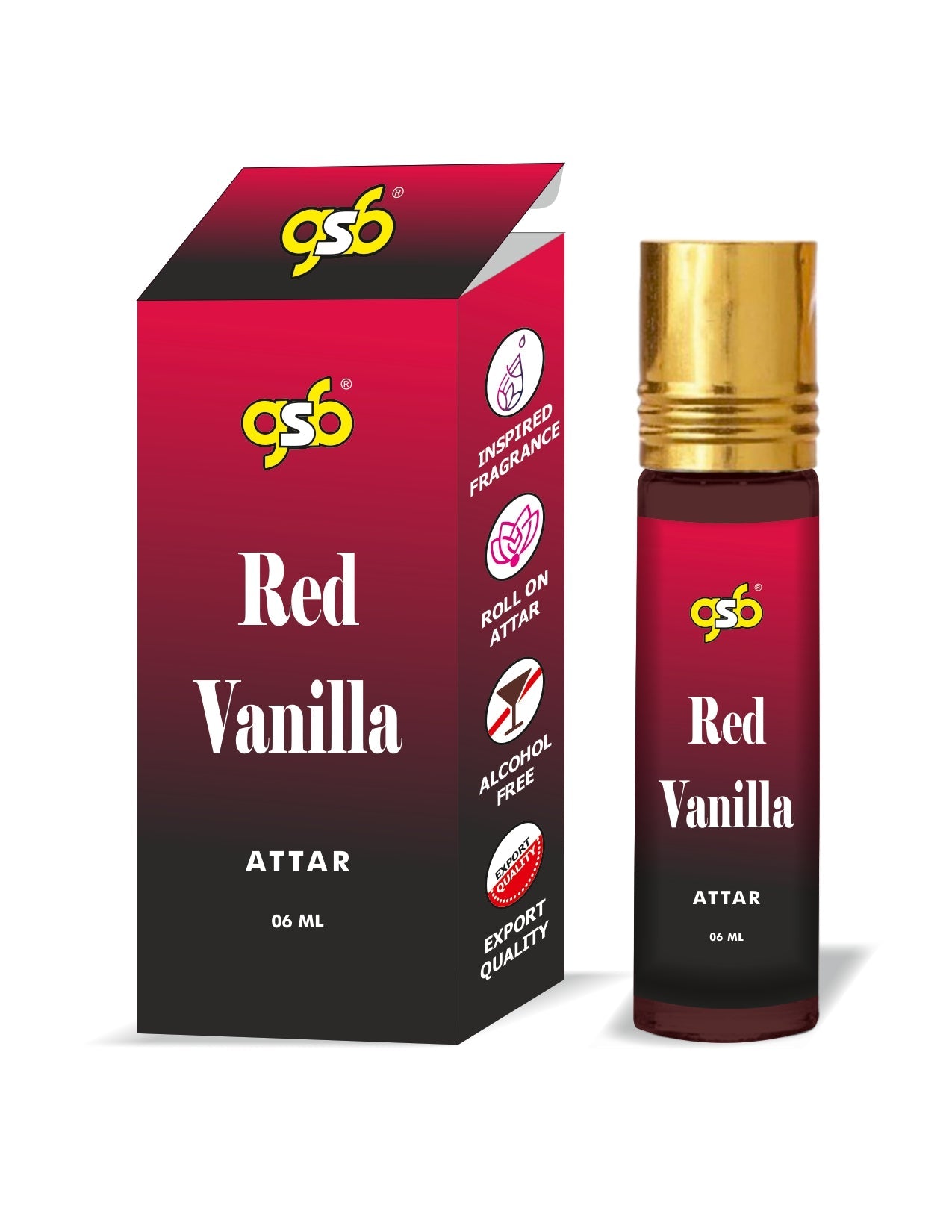 GSB Vanilla Attar Inspired From Zrra Red Vanilla | Clone Fragrance | Perfume Roll On | Alcohol Free | Long Lasting | Unisex