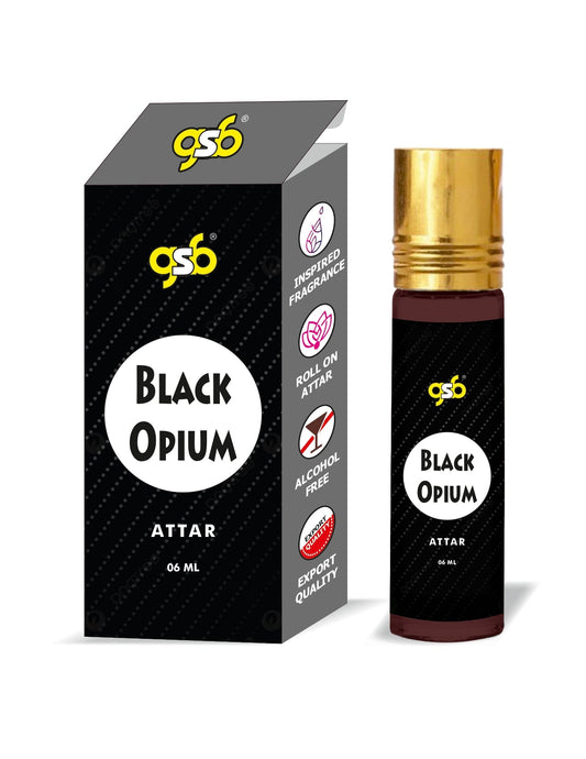 GSB Black Opium Attar Inspired From Black Opium Ysl | Clone Fragrance | Perfume Roll On | Alcohol Free | Long Lasting | Unisex