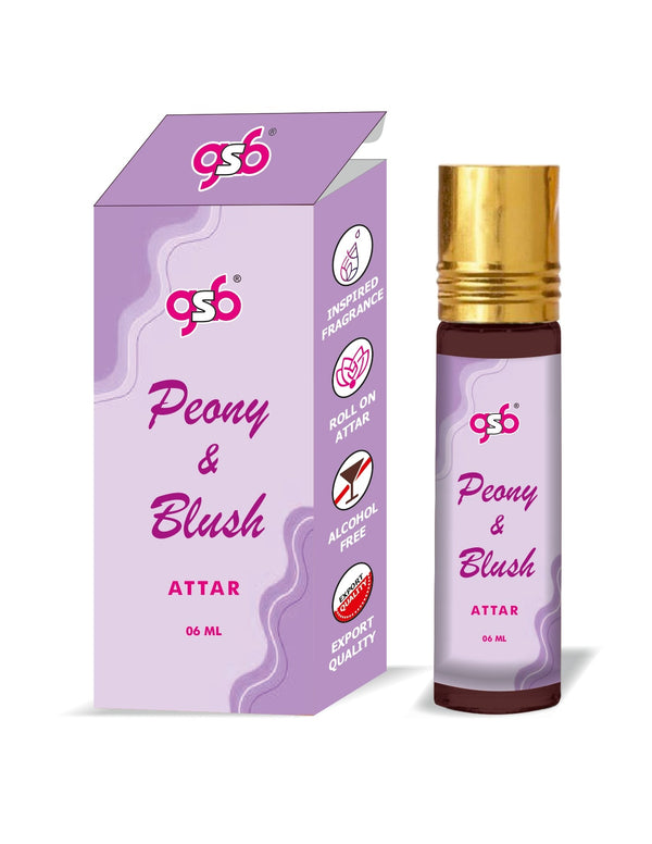 GSB Peony And Blush Attar Inspired From Ja Milan Peony Blush | Clone Fragrance | Perfume Roll On | Alcohol Free | Long Lasting | Unisex