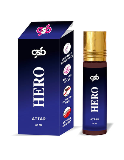 GSB Hero Attar Inspired From Hero Broberry | Clone Fragrance | Perfume Roll On | Alcohol Free | Long Lasting | Unisex