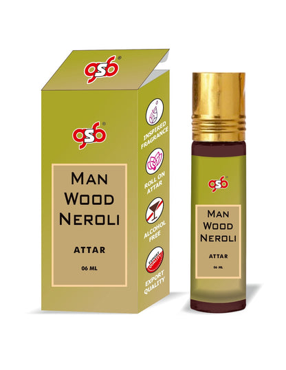 GSB Man Wood Attar Inspired From Man Wood Neroli Bulgri | Clone Fragrance | Perfume Roll On | Alcohol Free | Long Lasting | Unisex
