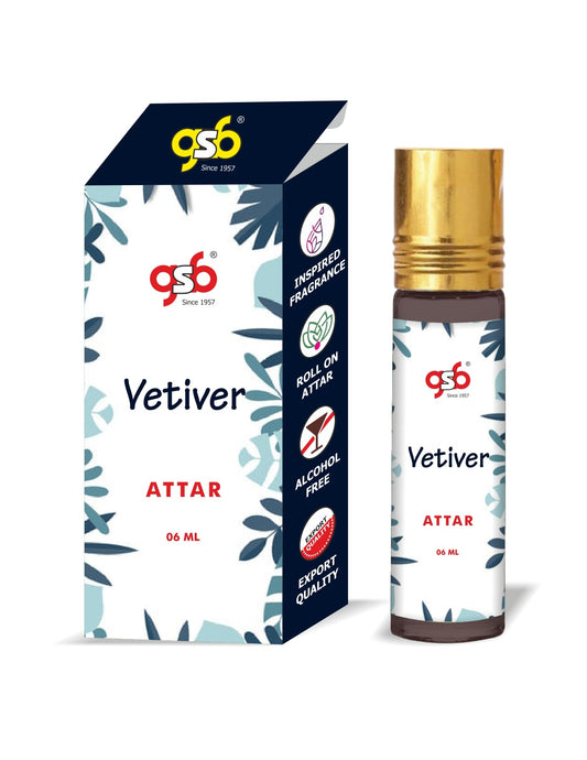 GSB Vetiver Attar Inspired From Greed Vetiver | Clone Fragrance | Perfume Roll On | Alcohol Free | Long Lasting | Unisex