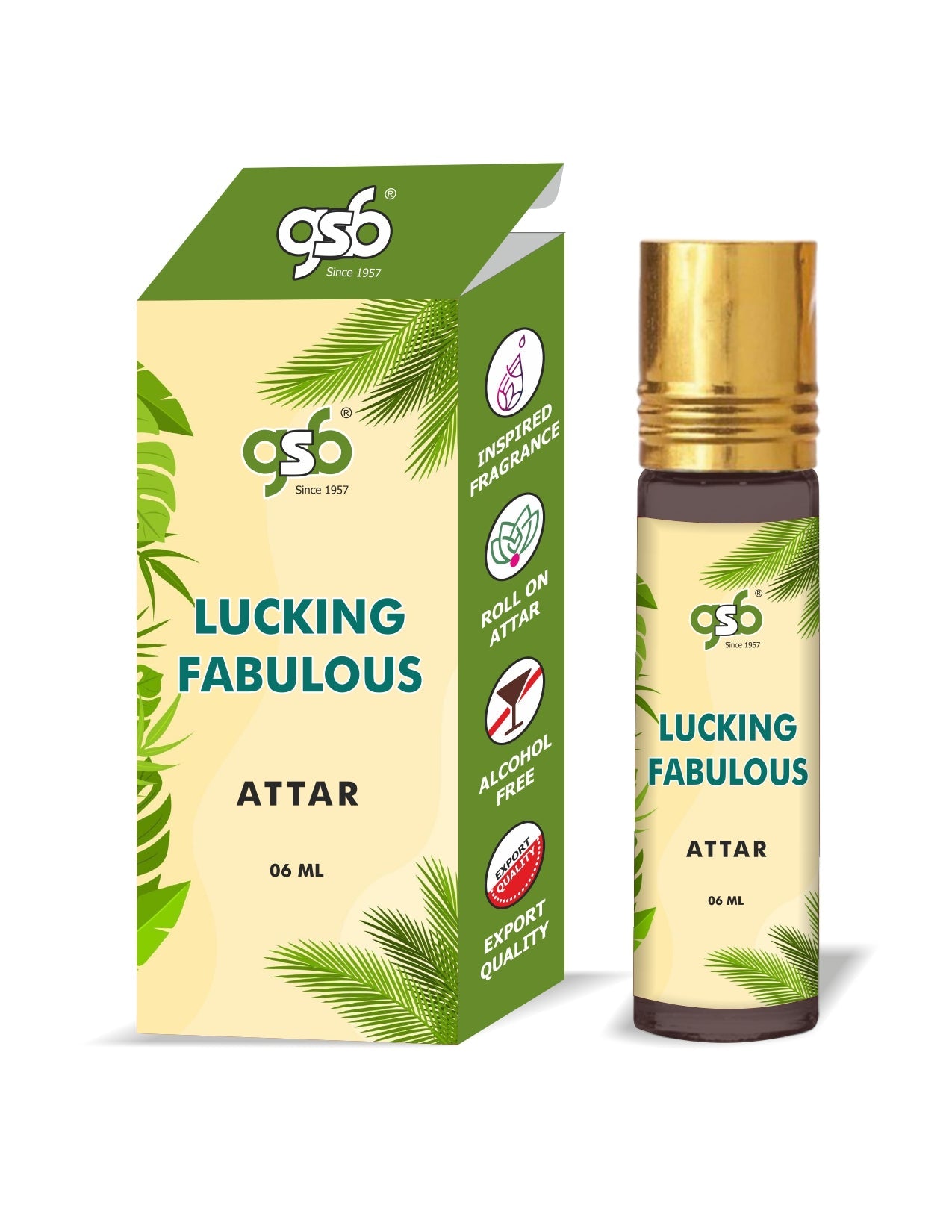 GSB Lucking Fabulous Attar Inspired From Fom Tord Lucking Fabulous | Clone Fragrance | Perfume Roll On | Alcohol Free | Long Lasting | Unisex