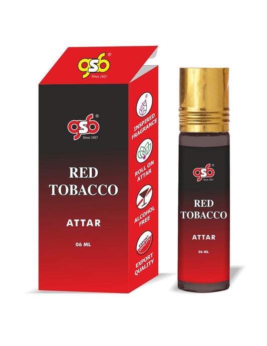 GSB Red Tobacco Attar Inspired From Manerca Red Tobacco | Clone Fragrance | Perfume Roll On | Alcohol Free | Long Lasting | Unisex